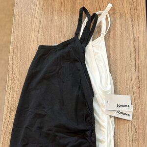 Sonoma Maternity Spaghetti Tanks (set of two)